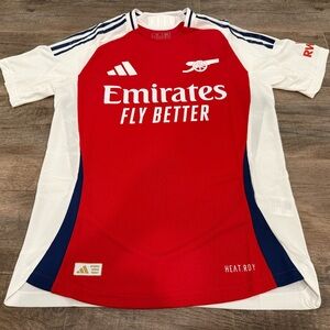Adidas Red and White Arsenal Jersey